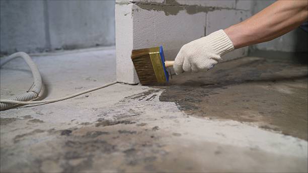 Crawl space vapor barrier installation in New Hope, MN